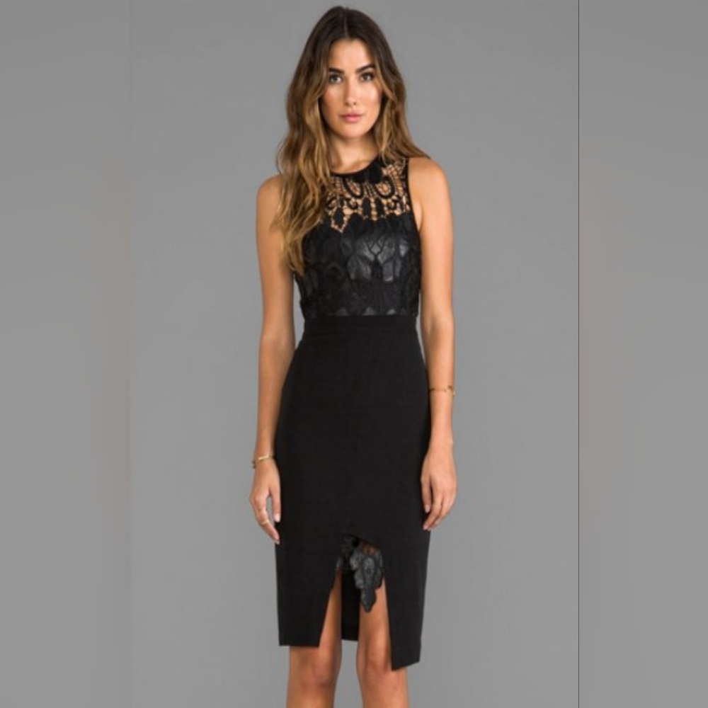 Stylestalker Black Lace Dress Size 2